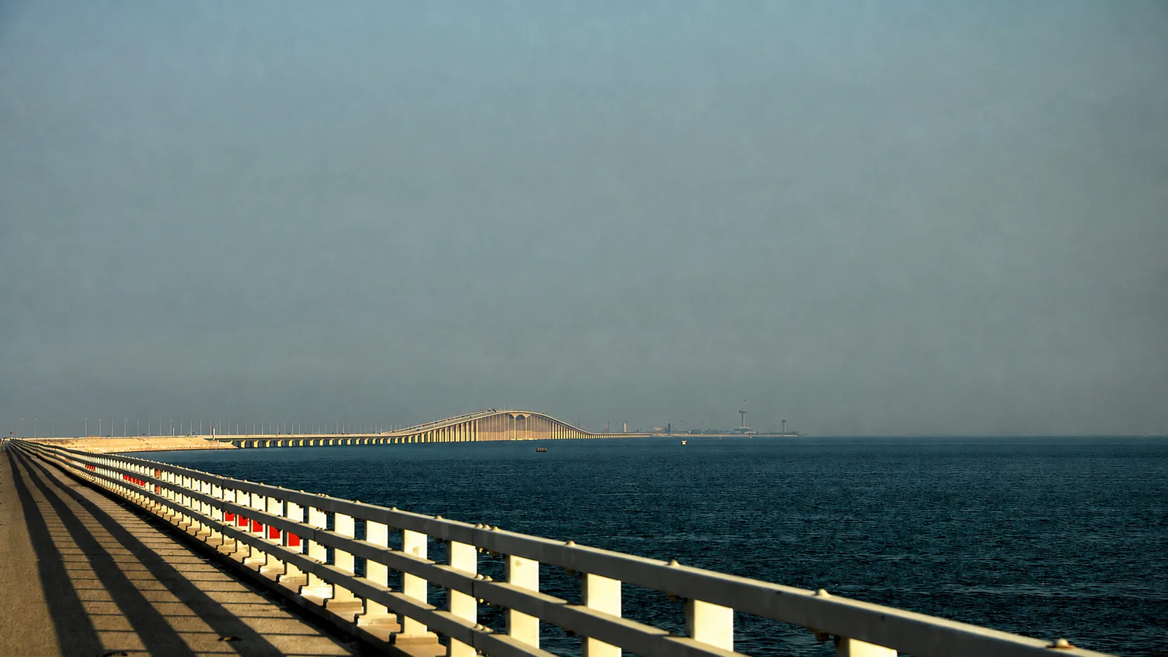 King Fahd Causeway crossing the Gulf